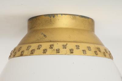 Lisa Johansson Pape Flushmount Ceiling Lamp by Lisa Johansson Pape Finland c 1950