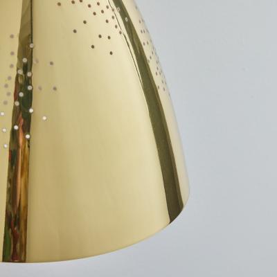 Lisa Johansson Pape Large Lisa Johansson Pape 270 Perforated Brass Wall Lamp
