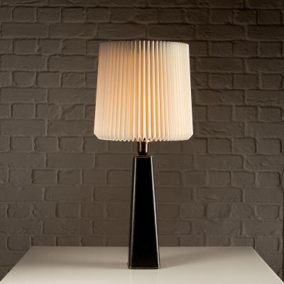 Lisa Johansson Pape Leather Table Lamp by Lisa Johansson Pape Denmark 1950s