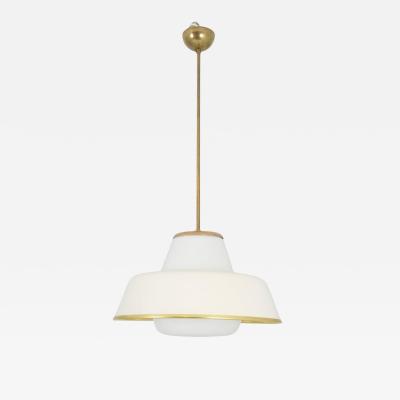 Lisa Johansson Pape Lisa Johansson Pap Ceiling Pendant 61 347 Glass Brass White Orno 1950s
