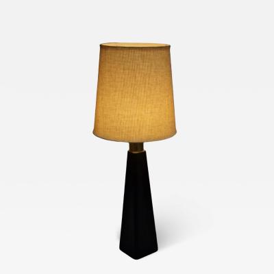 Lisa Johansson Pape Lisa Johansson Pap Table Lamp 46 186 LJP in Leather and Linen Orno 1950s