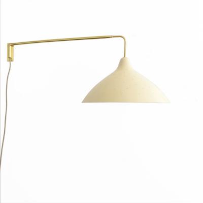 Lisa Johansson Pape Lisa Johansson Pape Adjustable Wall Mount Swing Arm Lamp Orno Finland