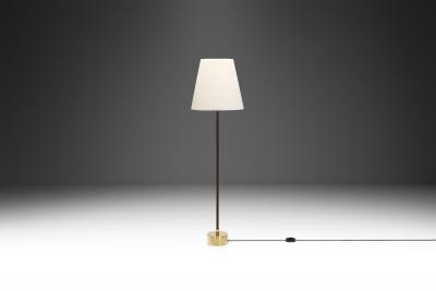 Lisa Johansson Pape Lisa Johansson Pape Brass Floor Lamp for Stockmann Orno Finland 1950s