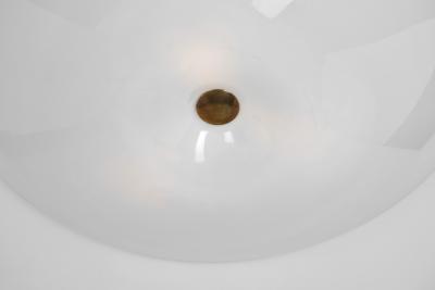 Lisa Johansson Pape Lisa Johansson Pape Brass and Acrylic Ceiling Lamp Finland Mid 20th Century