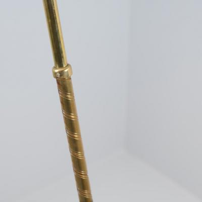 Lisa Johansson Pape Lisa Johansson Pape Floor Lamp Model 30 062 in Green and Brass Orno 1950s