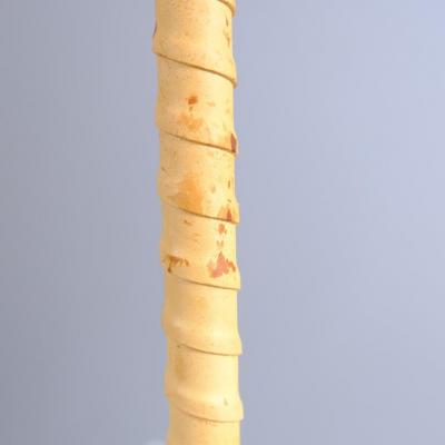 Lisa Johansson Pape Lisa Johansson Pape Ihanne Table Lamp in Green Brass Leather Orno 1950s