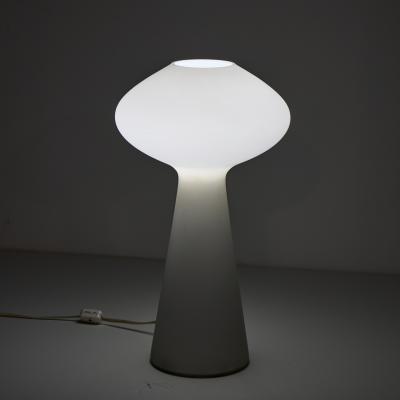 Lisa Johansson Pape Lisa Johansson Pape Mid Century Finnish Hand Blown Glass Lamps Pair