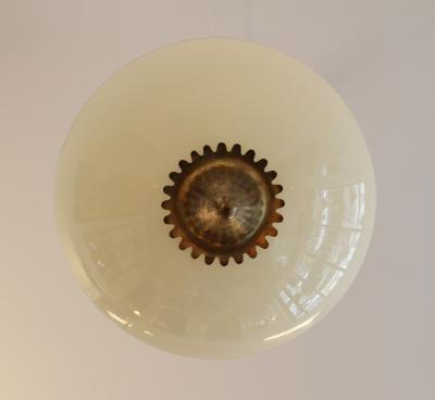 Lisa Johansson Pape Lisa Johansson Pape Rare Ivory Glass Suspension Light