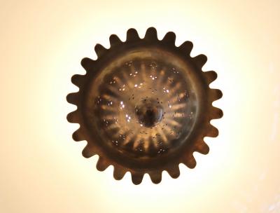 Lisa Johansson Pape Lisa Johansson Pape Rare Ivory Glass Suspension Light