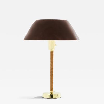 Lisa Johansson Pape Lisa Johansson Pape senator table lamp brass leather 1950