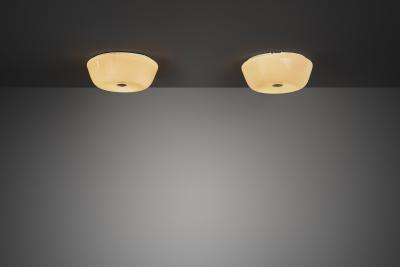 Lisa Johansson Pape Model 1116 Glass Ceiling Lights by Lisa Johansson Pape Finland Mid 20th C 