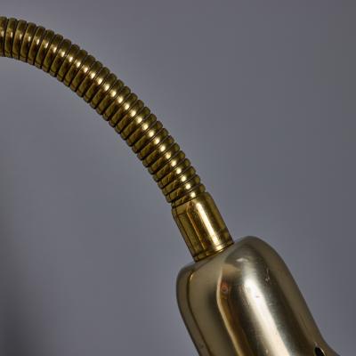 Lisa Johansson Pape Pair of 1950s Brass Plug in Wall Lamps Attributed to Lisa Johansson Pape