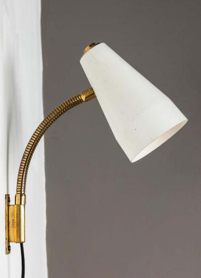 Lisa Johansson Pape Pair of 1950s Lisa Johansson Pape Model 50 056 2 Wall Lights for Stockmann Orno