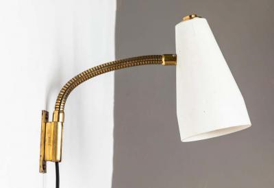Lisa Johansson Pape Pair of 1950s Lisa Johansson Pape Model 50 056 2 Wall Lights for Stockmann Orno