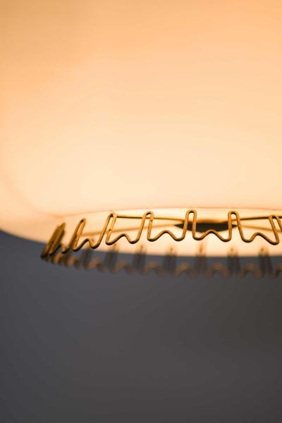 Lisa Johansson Pape Pair of Flush Mount Ceiling Lamps in Brass by Lisa Johansson Pape 1950s