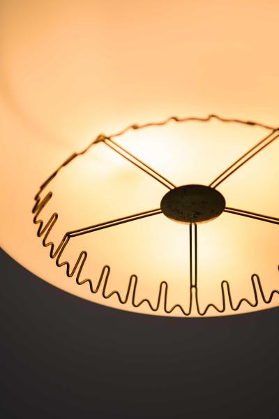 Lisa Johansson Pape Pair of Flush Mount Ceiling Lamps in Brass by Lisa Johansson Pape 1950s