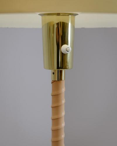 Lisa Johansson Pape Pair of Lisa Johansson Pap Ihanne Floor Lamps in Brass Orno Stockmann 1950s