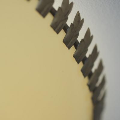 Lisa Johansson Pape Round Opaline Flush Mount with Brass Ornaments Lisa Johansson Pap Orno 1950s