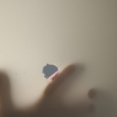 Lisa Johansson Pape Round Opaline Flush Mount with Brass Ornaments Lisa Johansson Pap Orno 1950s