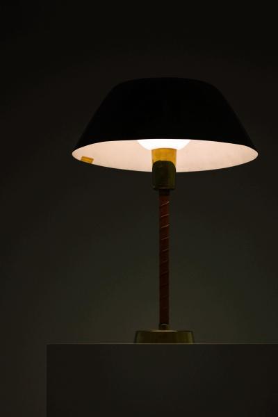 Lisa Johansson Pape Table Lamp in Brass and Aluminum by Lisa Johansson Pape 1950s