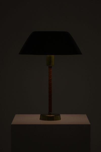 Lisa Johansson Pape Table Lamp in Brass and Aluminum by Lisa Johansson Pape 1950s