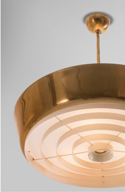 Lisa Johansson Pape Wonderful Brass Ceiling Light by Lisa Johansson Pape