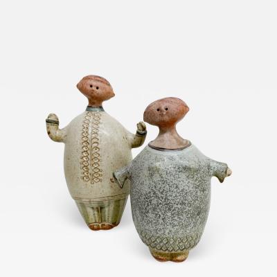 Lisa Larson Scandinavian Ceramic Pottery Figures Attributed to Lisa Larson
