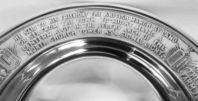 Listen My Children You Shall Hear of a Bowl Plate with Paul Revere