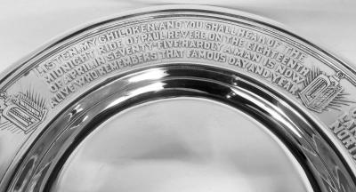 Listen My Children You Shall Hear of a Bowl Plate with Paul Revere