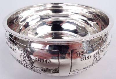 Listen My Children You Shall Hear of a Bowl Plate with Paul Revere