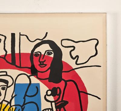 Lithograph The Couple by Fernand L ger 1955