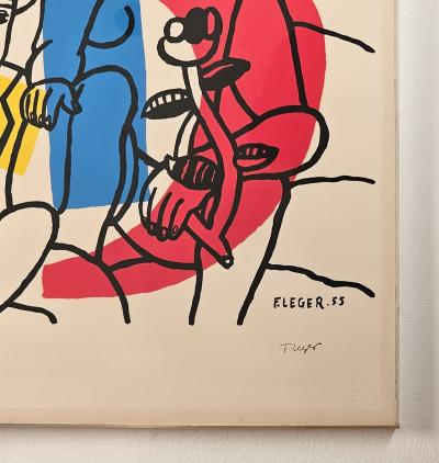 Lithograph The Couple by Fernand L ger 1955