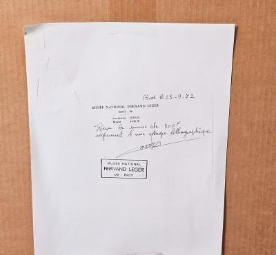 Lithograph The Couple by Fernand L ger 1955