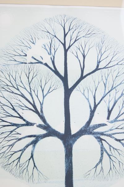 Lithograph by Kerstin Lundberg Stenman 1926 2007 