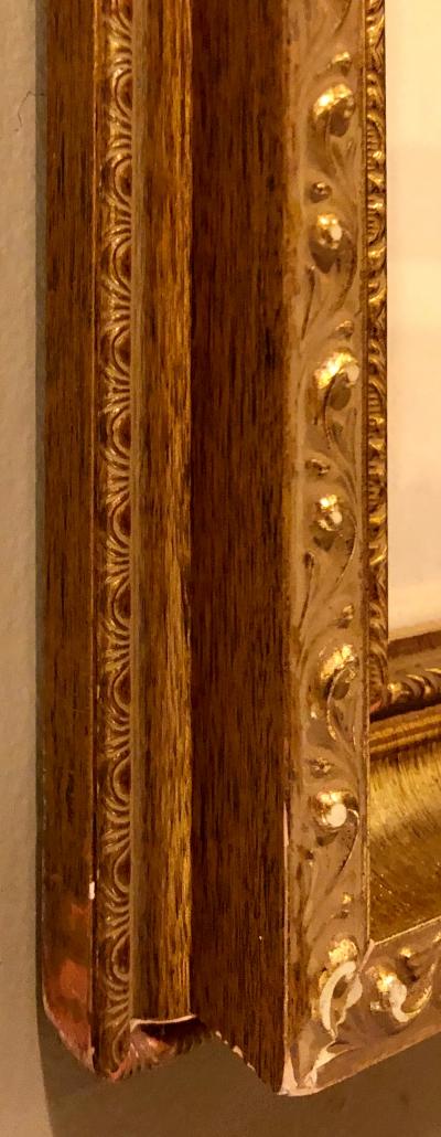 Lithograph by Patricia Govezensky of Two Woman Gilt Framed Signed