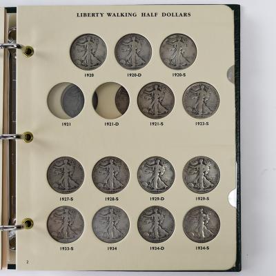 Littleton Liberty Half Dollar Album 57 Coins