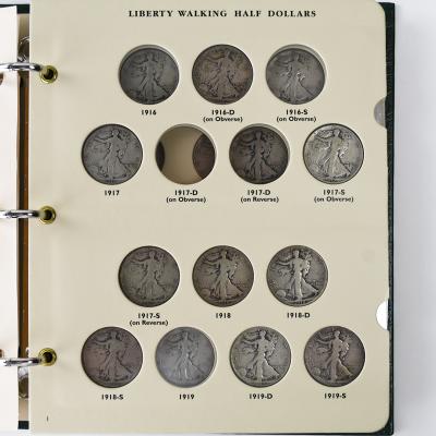 Littleton Liberty Half Dollar Album 57 Coins