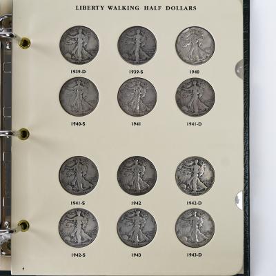 Littleton Liberty Half Dollar Album 57 Coins