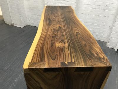 Live Edge Walnut Console Table