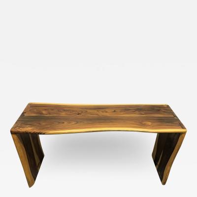 Live Edge Walnut Console Table