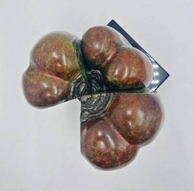 Livio Benedetti Livio Benedetti Signed Italian Bronze Sculpture Pepper 1 6 1995