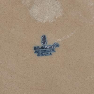 Lladro Glazed ceramic sculpture of a helmsman by Spanish maker Lladr 