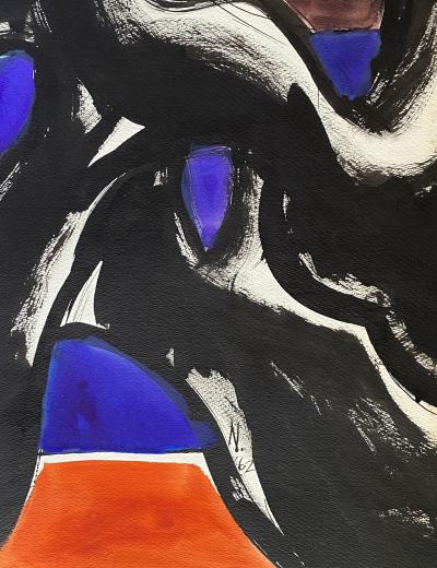 Lloyd Raymond Ney Abstract Face 