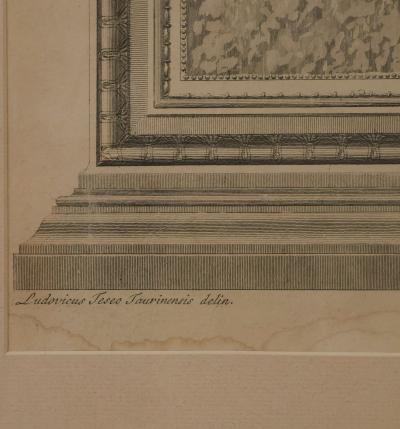 Logge di Rafaele nel Vaticano Giovanni Battista Valpato Italy c 1790