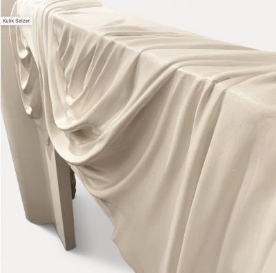 Loic Beuchet Trompe LOeil Plaster Fire Surround 1980s