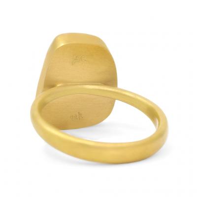 Lola Brooks Lola Brooks Ombre Ultramarine Boulder Opal One of a Kind 22k Gold Ring