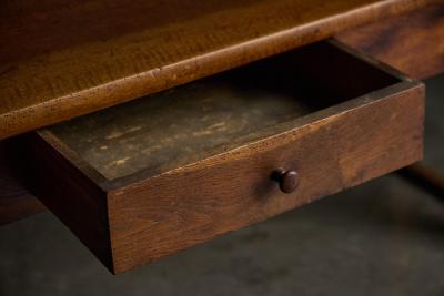 Long Rustic Farmhouse Table France Late 19th Century