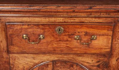 Long Welsh Oak Cabinet Dresser