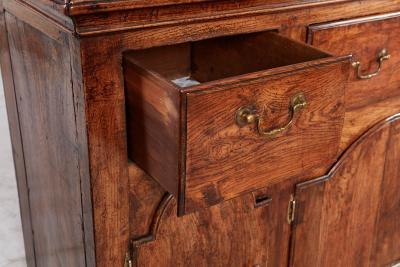 Long Welsh Oak Cabinet Dresser
