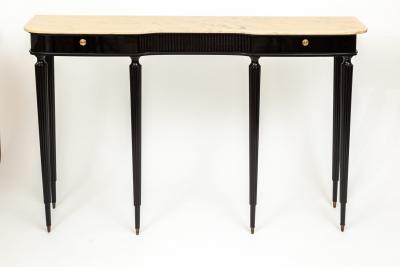 Long XX Century Italian Neoclassical Style Lacquered Console